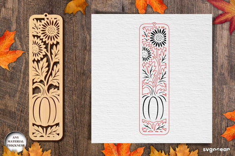 Autumn Bookmarks Laser Cut Bundle SVG SvgOcean 