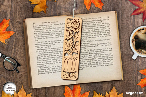 Autumn Bookmarks Laser Cut Bundle SVG SvgOcean 