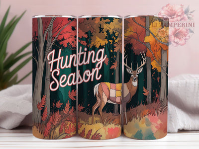 Autumn Buck Hunting Camouflage Tumbler Wrap, Buck Season Design, Deer Hunter Gift, Autumn Wildlife Cup, Hunting Life Art, Camouflage Wrap, Outdoorsman Sublimation Sublimation Li Zamperini 