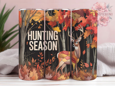 Autumn Buck Hunting Camouflage Tumbler Wrap, Buck Season Design, Deer Hunter Gift, Autumn Wildlife Cup, Hunting Life Art, Camouflage Wrap, Outdoorsman Sublimation Sublimation Li Zamperini 