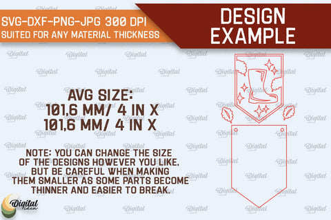 Autumn Decor Laser Cut Bundle. Autumn Flags SVG. Fall Signs SVG Evgenyia Guschina 