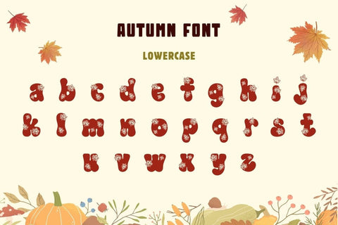 Autumn - Decorative Font Font AnningArts Design 