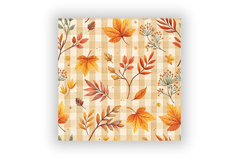 Autumn Fall Digital Paper Pack, Seamless Watercolor Pattern Bundle, Printable Scrapbook Paper, Cozy Harvest Design Collection Digital Pattern FloridPrintables 