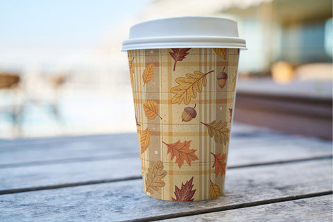 Autumn Fall Plaid Seamless Pattern Digital Paper Digital Pattern FloridPrintables 