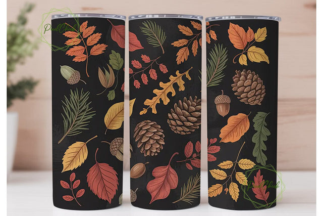 Autumn Foliage 20oz Tumbler Wrap Sublimation PixelChick 