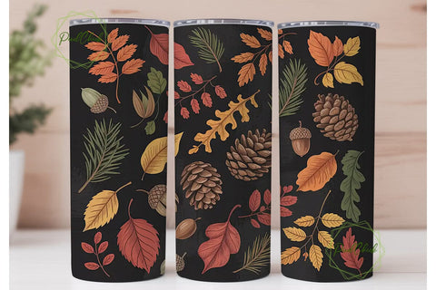 Autumn Foliage 20oz Tumbler Wrap Sublimation PixelChick 