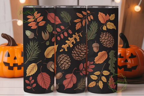 Autumn Foliage 20oz Tumbler Wrap Sublimation PixelChick 