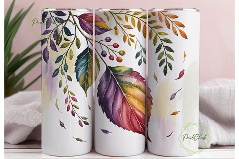 Autumn Foliage 20oz Tumbler Wrap Sublimation PixelChick 