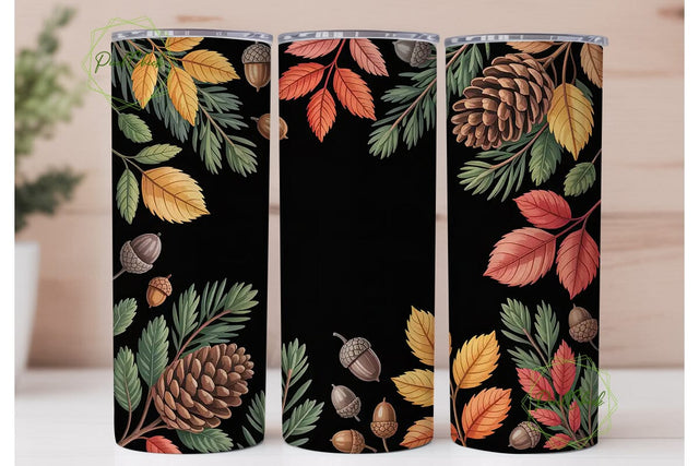 Autumn Foliage 20oz Tumbler Wrap Sublimation PixelChick 