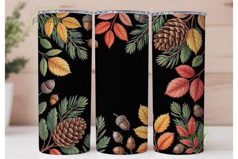 Autumn Foliage 20oz Tumbler Wrap Sublimation PixelChick 