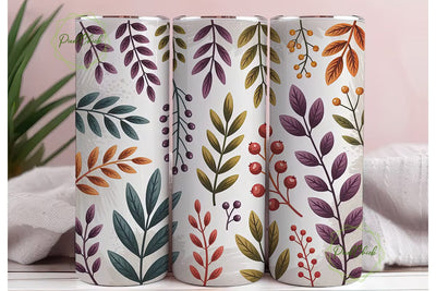 Autumn Foliage 20oz Tumbler Wrap Sublimation PixelChick 