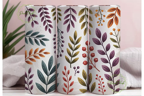 Autumn Foliage 20oz Tumbler Wrap Sublimation PixelChick 