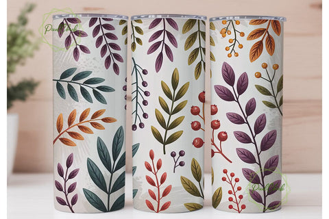 Autumn Foliage 20oz Tumbler Wrap Sublimation PixelChick 