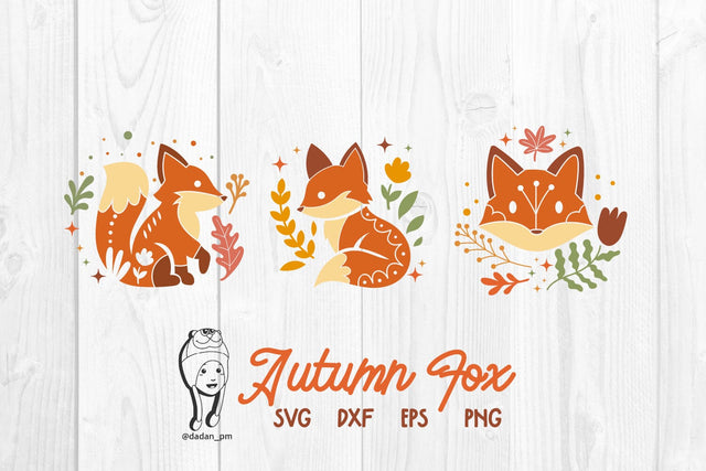 Autumn fox svg SVG dadan_pm 