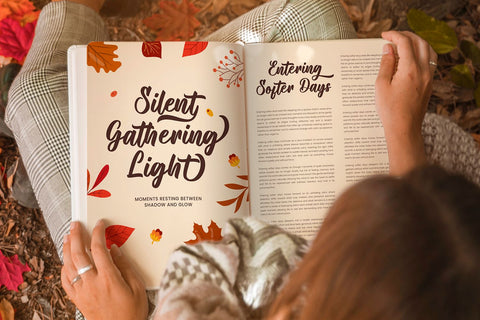 Autumn Harvest Font Mozarella 