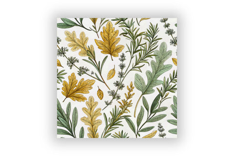 Autumn Herb Garden Digital Paper, Autumn Craft Work, Autumn Pattern, Fall Pattern, Scrapbook Kit, Autumn Leaves, Autumn Vibe Digital Pattern FloridPrintables 