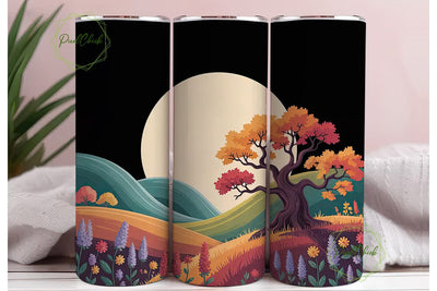 Autumn Hills 20oz Tumbler Wrap Sublimation PixelChick 