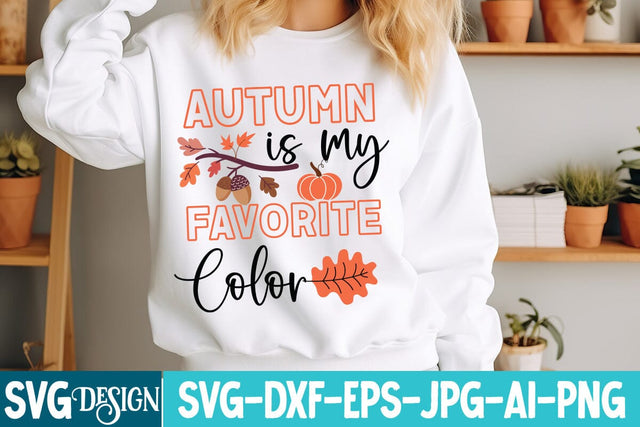 Autumn is My Favorite Color SVG Design,Autumn is My Favorite Color Sublimation PNG,Autumn SVG Design SVG BlackCatsMedia 