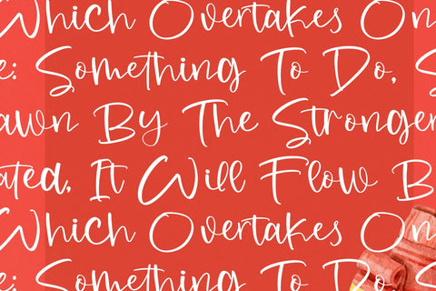 Autumn Journey - Handwritten Script Font Font Letterena Studios 