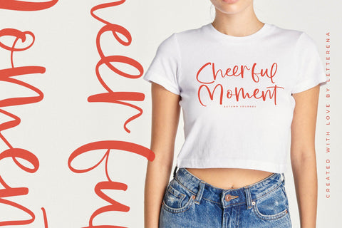 Autumn Journey - Handwritten Script Font Font Letterena Studios 