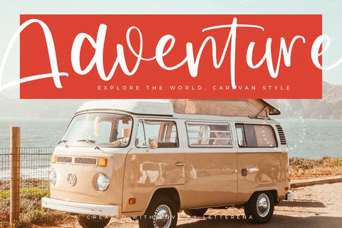 Autumn Journey - Handwritten Script Font Font Letterena Studios 