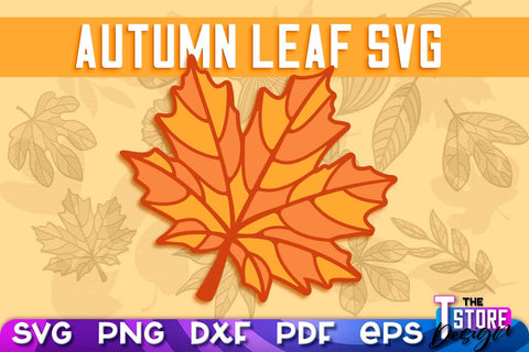 Autumn Leaf Bundle | Paper Leaves | Fall Design | Autumn Symbols | Fall Season | SVG Files SVG The T Store Design 