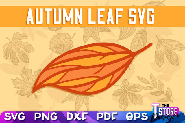 Autumn Leaf | Paper Leaves | Fall Design | Autumn Symbols | Fall Season | SVG File SVG The T Store Design 