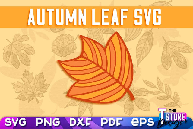 Autumn Leaf | Paper Leaves | Fall Design | Autumn Symbols | Fall Season | SVG File SVG The T Store Design 