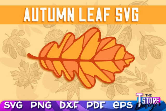 Autumn Leaf | Paper Leaves | Fall Design | Autumn Symbols | Fall Season | SVG File SVG The T Store Design 