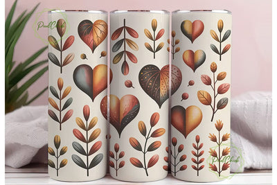 Autumn Leaves 20oz Tumbler Wrap Sublimation PixelChick 