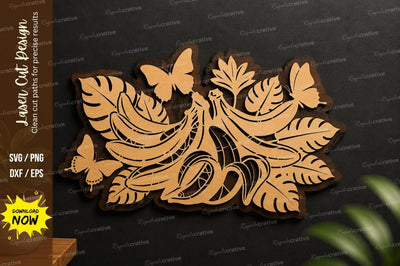 Autumn Leaves Acorn laser cut svg File SVG Regulrcrative 