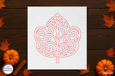 Autumn Leaves Coasters SVG Bundle SVG SvgOcean 