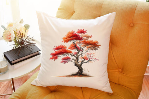 Autumn Maple Tree Sublimation Clipart Sublimation designartist 