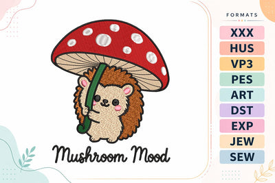 Autumn Mushroom Mood Embroidery Design Embroidery/Applique DESIGNS sg embroidery 
