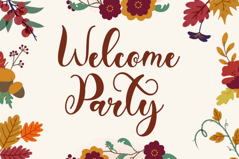 Autumn Panorama Font Prasetya Letter 