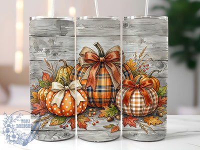 Autumn Patterned Pumpkins 20oz Tumbler, Autumn Pumpkins, Patterned Pumpkins, Autumn Tumbler, Pumpkin Tumbler, 20oz Tumbler, Fall Tumbler, Tumbler Wrap Sublimation ToriDesigns 
