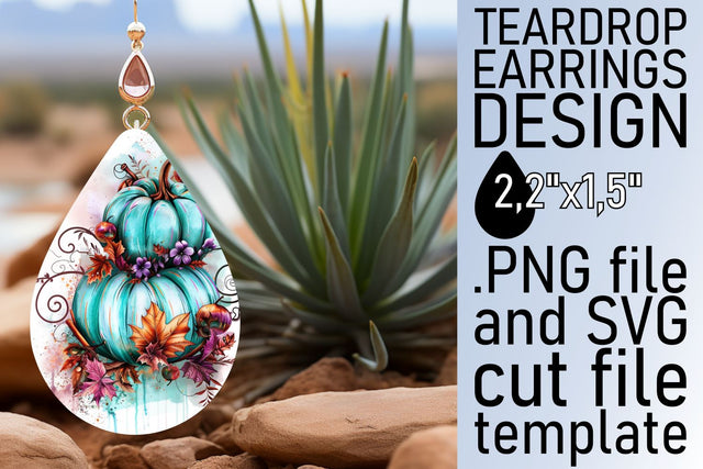 Autumn Pumpkin Design Watercolor Sublimation afrosvg 