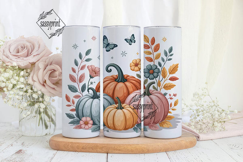 Autumn Pumpkin Patch 20oz Tumbler Sublimation sassyprint 