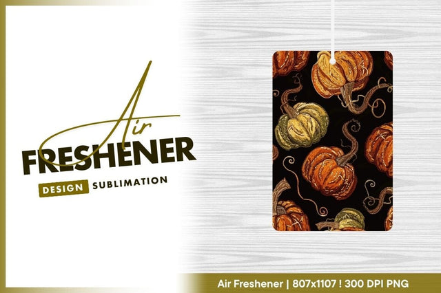 Autumn pumpkins seamless pattern black background Sublimation Regulrcrative 