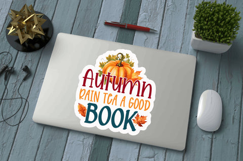 Autumn rain tea Sticker Design Sublimation Regulrcrative 
