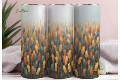 Autumn Reeds 20oz Tumbler Wrap Sublimation PixelChick 
