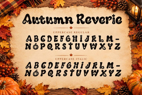 Autumn Reverie Font Prasetya Letter 