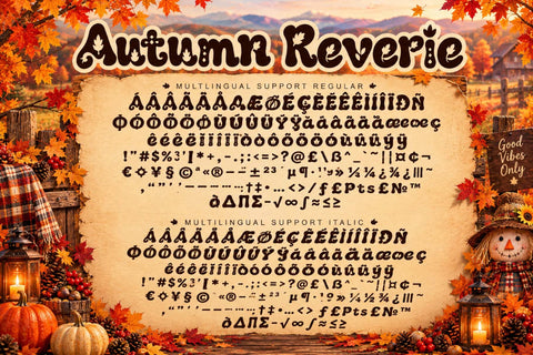 Autumn Reverie Font Prasetya Letter 