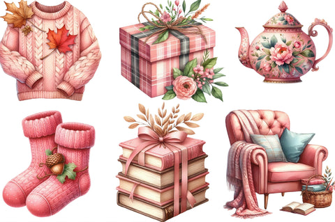 Autumn Serenity Clipart Sublimation SVGista 