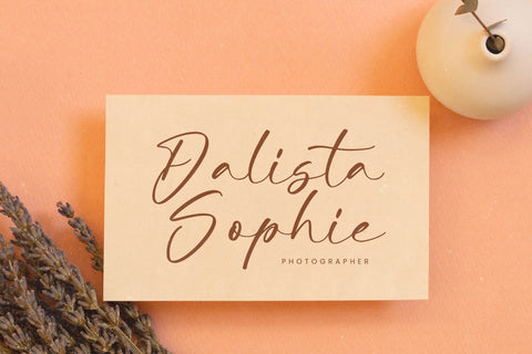 Autumn Silent - Modern Handwritten Script Font Letterena Studios 