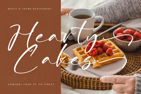 Autumn Silent - Modern Handwritten Script Font Letterena Studios 