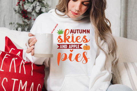autumn skies and apple pies SVG Angelina750 