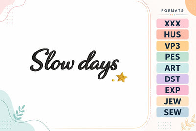 Autumn Slow Days Embroidery Design Embroidery/Applique DESIGNS sg embroidery 