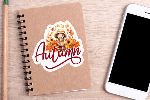Autumn Sticker Design Sublimation Regulrcrative 