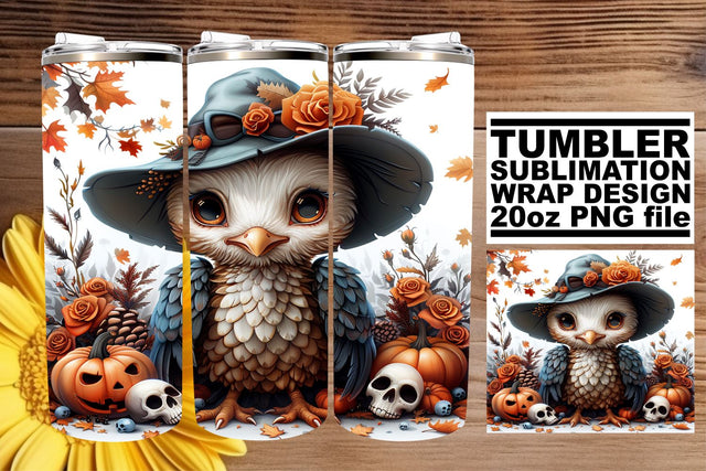 Autumn Turkey Design Tumbler Wrap - 20oz Sublimation Sublimation afrosvg 